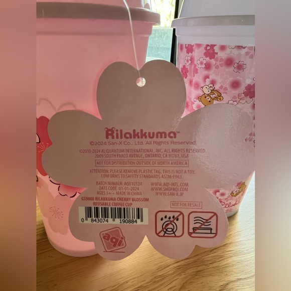 San-X Co. Rilakkuma Reusable Coffee Cups (Round1 Exclusive) - NWT - Picture 3 of 4